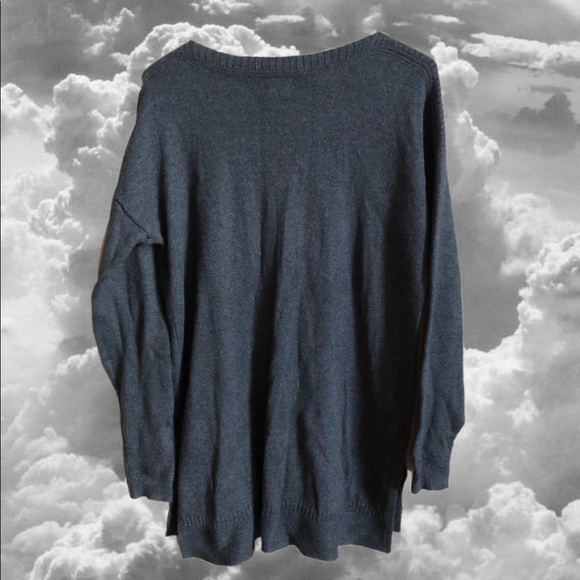 Old navy grey longline sweater - Picture 2 of 3